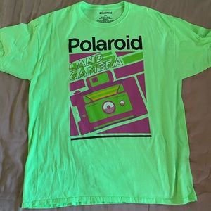 Neon polaroid shirt xl